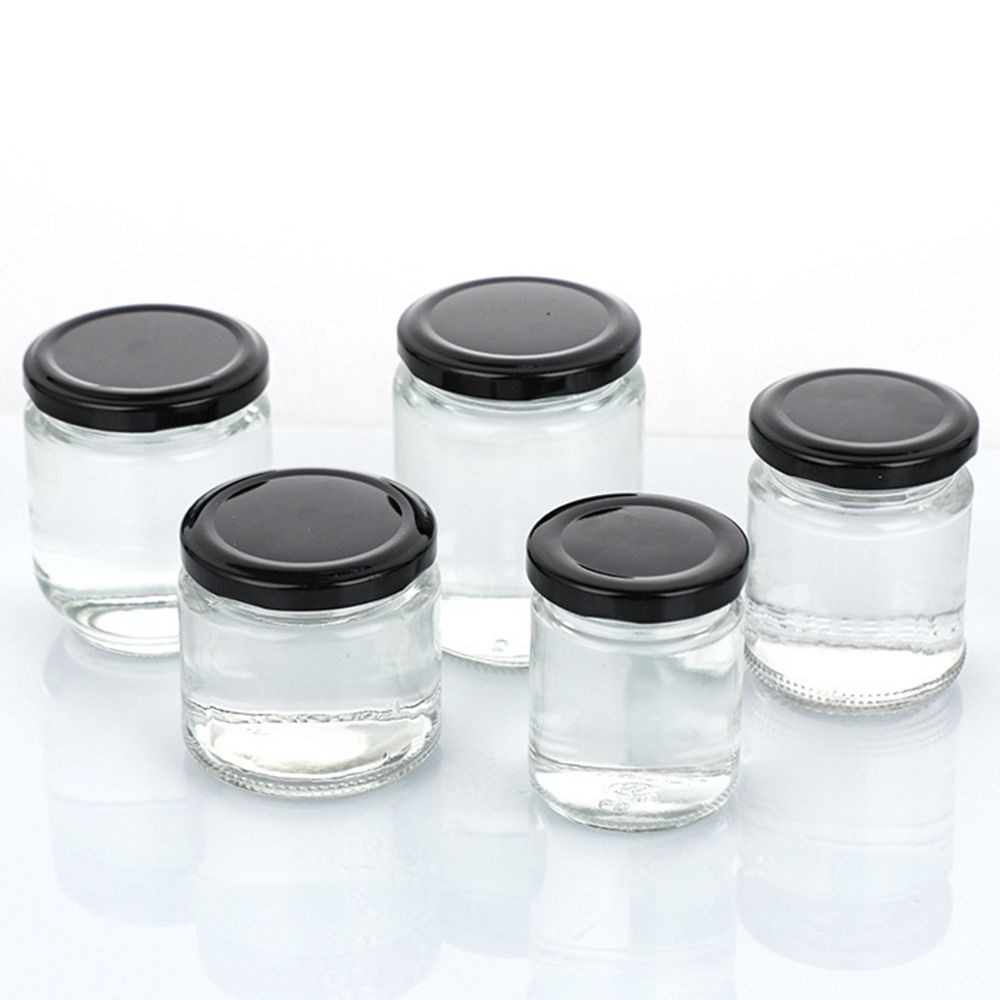 1Pcs with Black Airtight Lids  - đánh giá và giá Food Storage Glass Round