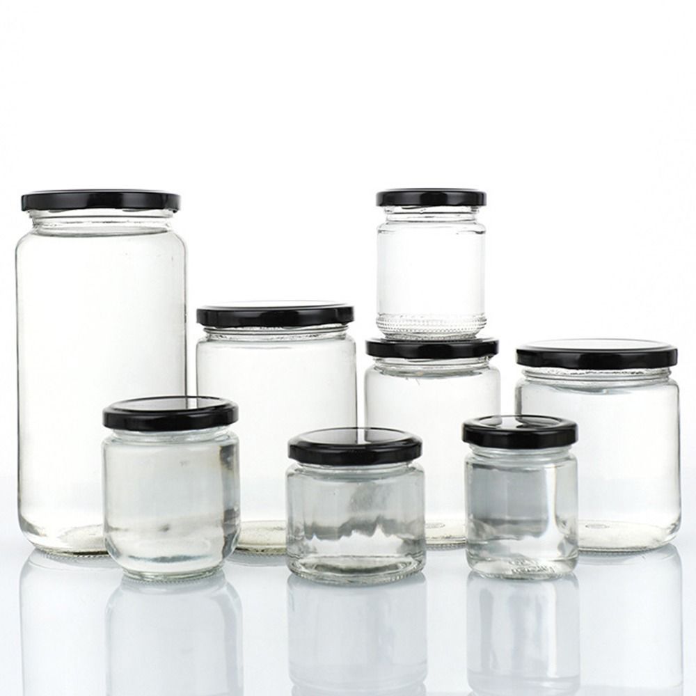 1Pcs with Black Airtight Lids  - đánh giá và giá Food Storage Glass Round