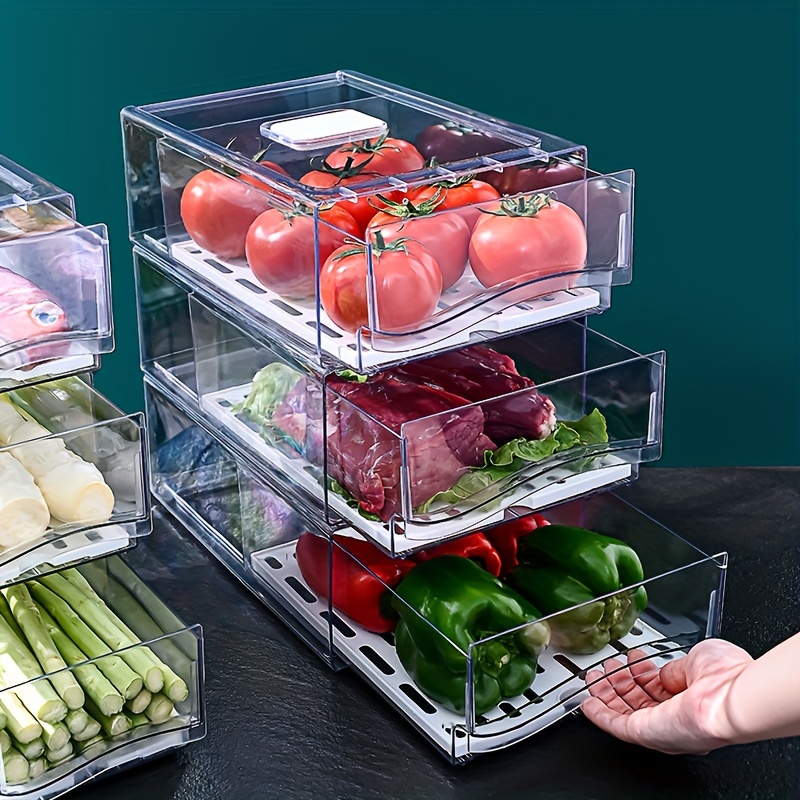 1pcKitchen refrigerator storag - đánh giá và giá Food Storage Drawers