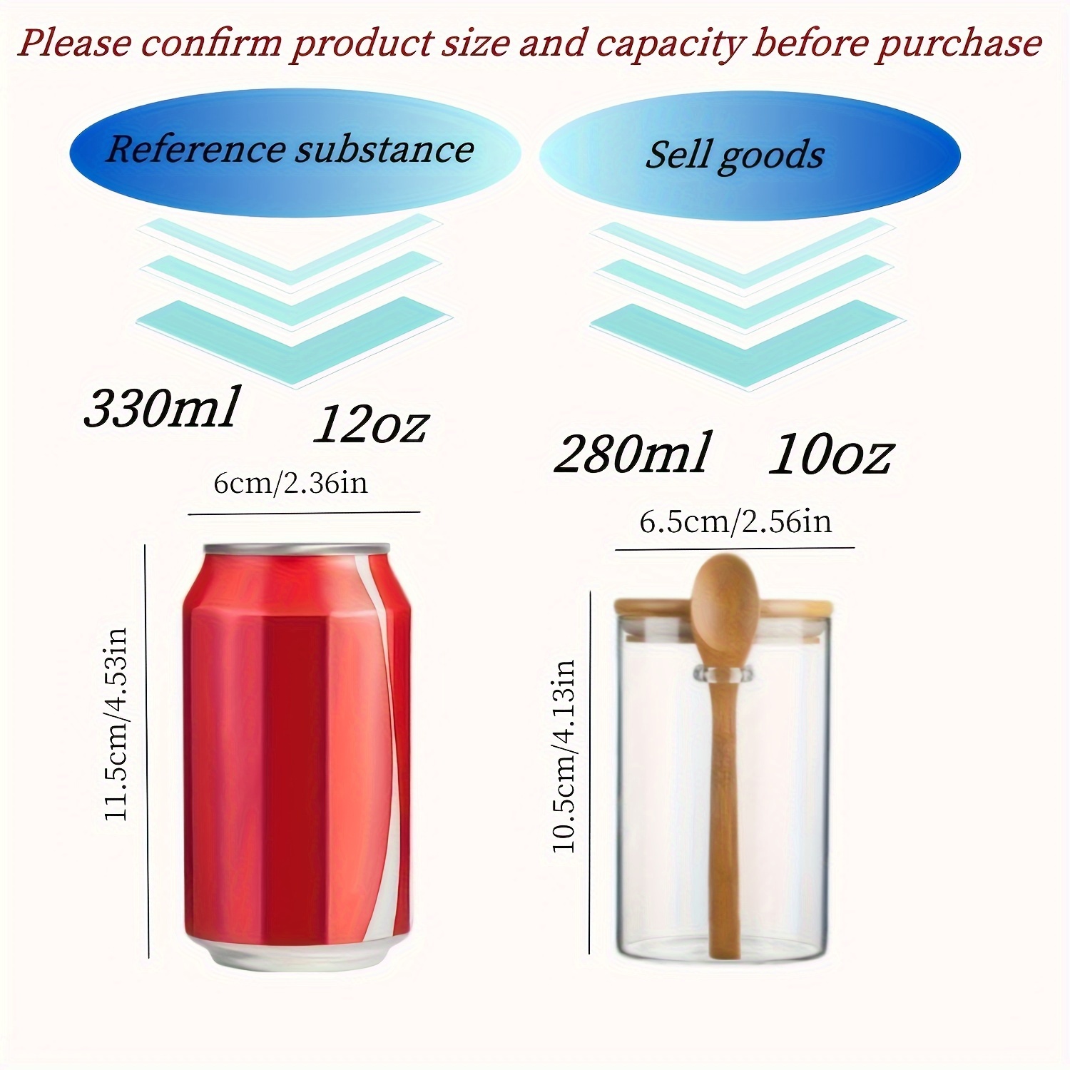 280ml Candy Jar, Biscuit Jar,  - đánh giá và giá Food Storage Glass Set