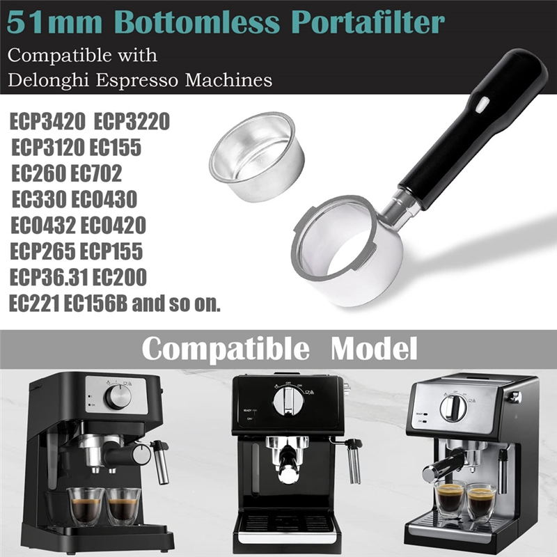 ABYN-51Mm Bottomless Portafilt - đánh giá và giá Delonghi Espresso Ecp3420