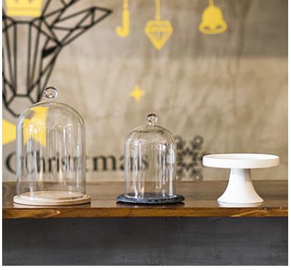 Glass Fresh-keeping Cover Cake - đánh giá và giá Food Storage Glass Round