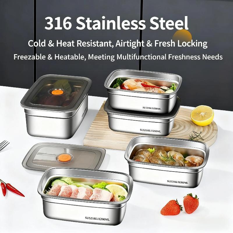 Stainless Steel Sealed Lunch B - đánh giá và giá Food Storage Camping