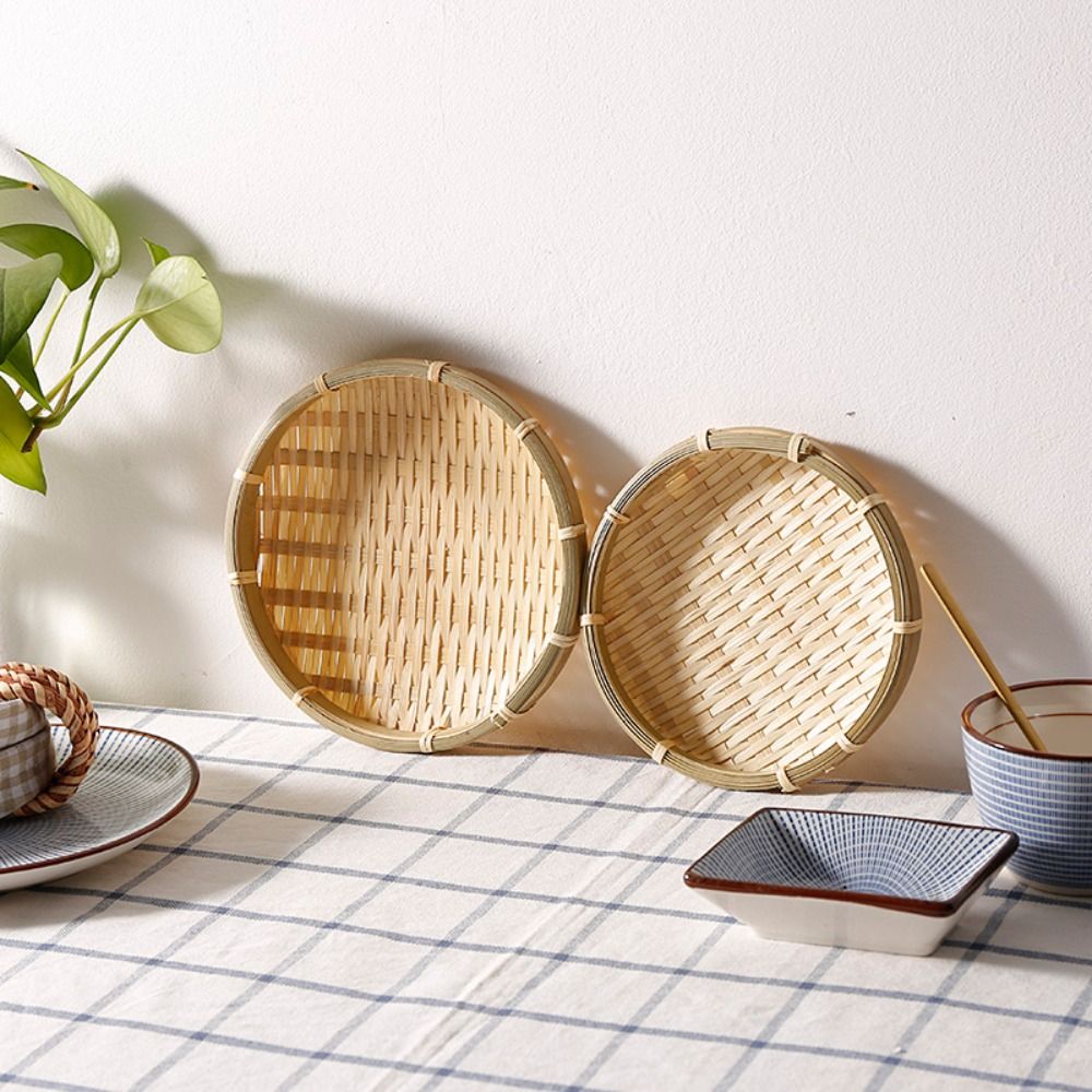 Handmade Woven Bamboo Tray Bam - đánh giá và giá Bread Box Bamboo