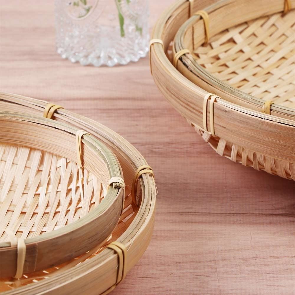 Handmade Woven Bamboo Tray Bam - đánh giá và giá Bread Box Bamboo