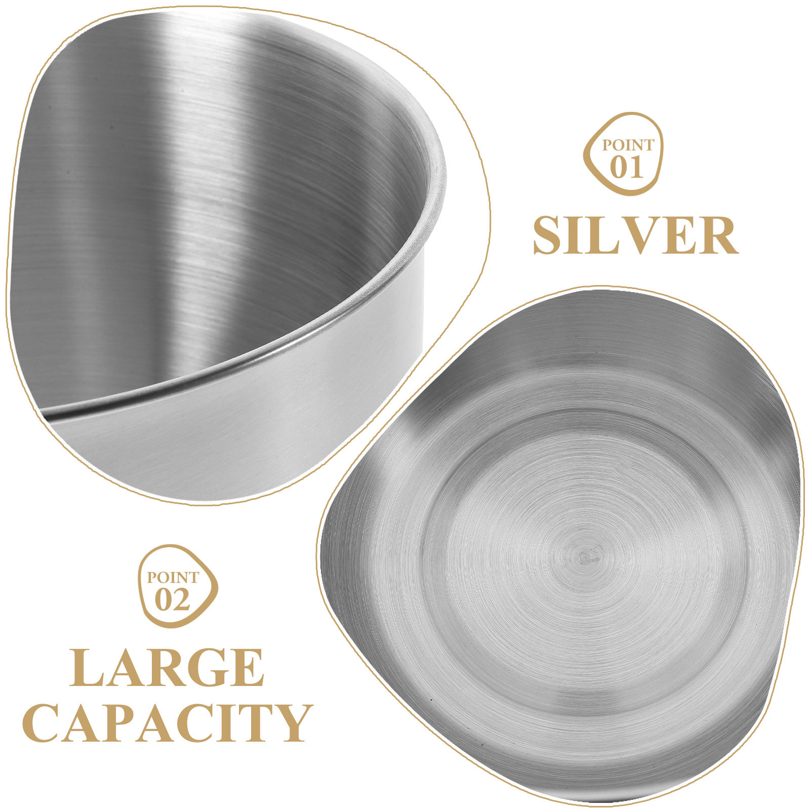 Deep Stainless Steel Mixing Bo - đánh giá và giá Food Storage Stainless Steel