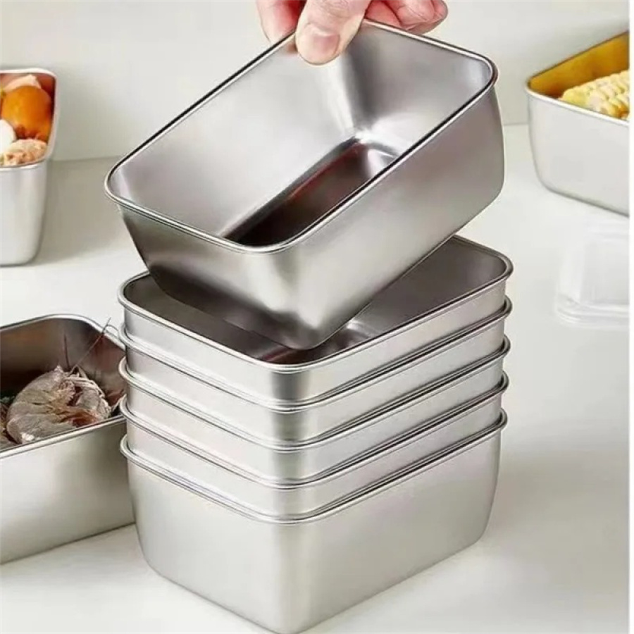 1/3/5pcs Stainless Steel Food  - đánh giá và giá Food Storage Bowls