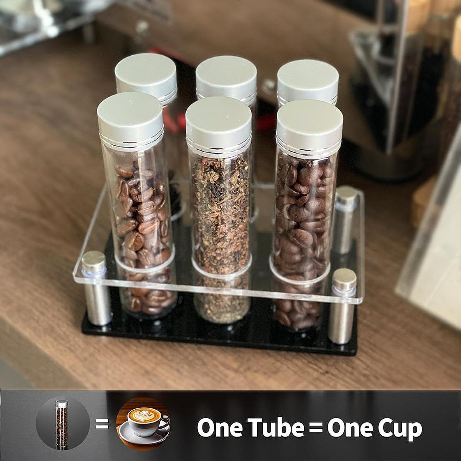 Coffee Cellars 6 Tubes Display - đánh giá và giá Food Storage Youtube