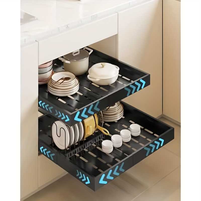 Pull Out Tray Organizer Kitche - đánh giá và giá Food Storage Drawers