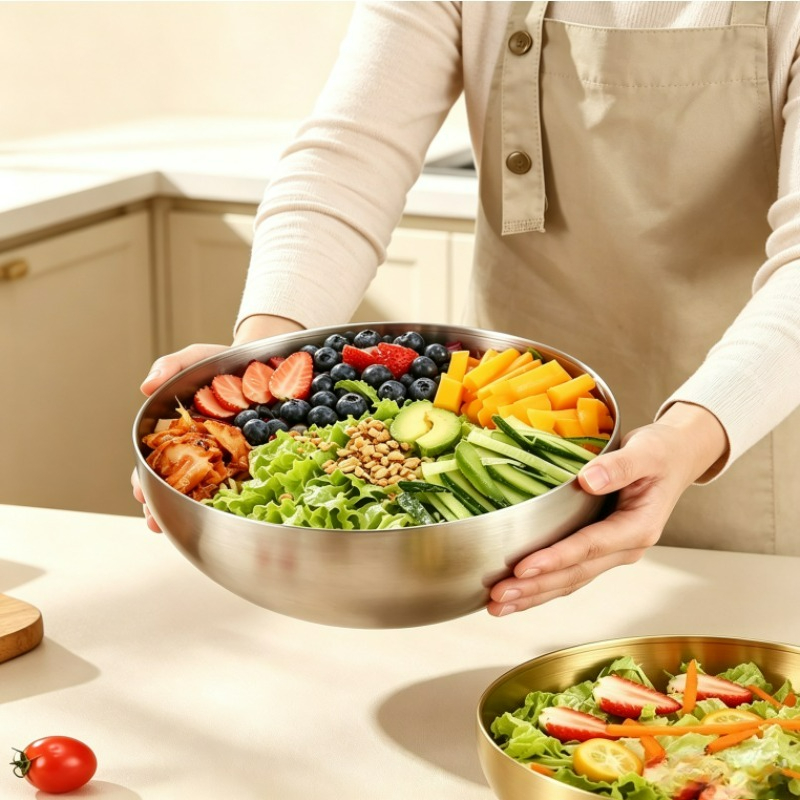 Stainless Steel Mixing Bowls M - đánh giá và giá Food Storage Stainless Steel